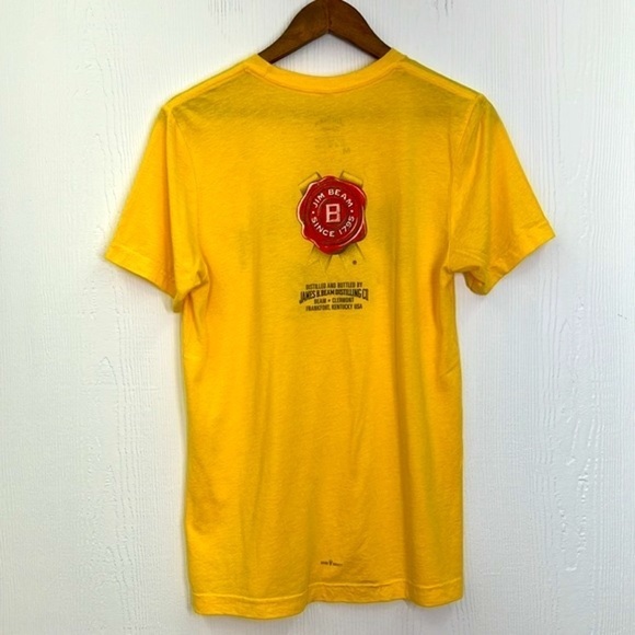 Jim Beam - Honey Jim Beam Real Honey Liqueur Yellow Graphic T Shirt Size Medium - Picture 9 of 11